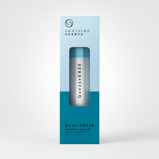 QueaseEASE aromatic inhaler to calm queasiness